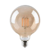 G125 circular amber LED tungsten lamp, 8W non-dimmable indoor lighting