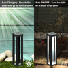 Outdoor Solar Floor Lamps, Lantern Floor Lamp, Outdoor Decor Lanterns for Garden Patio Porch Deck Pool Pathway Driveway