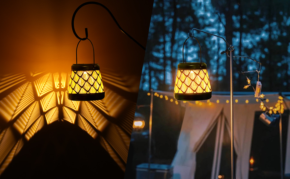 Solar Peacock Outdoor Hanging Lantern (4)