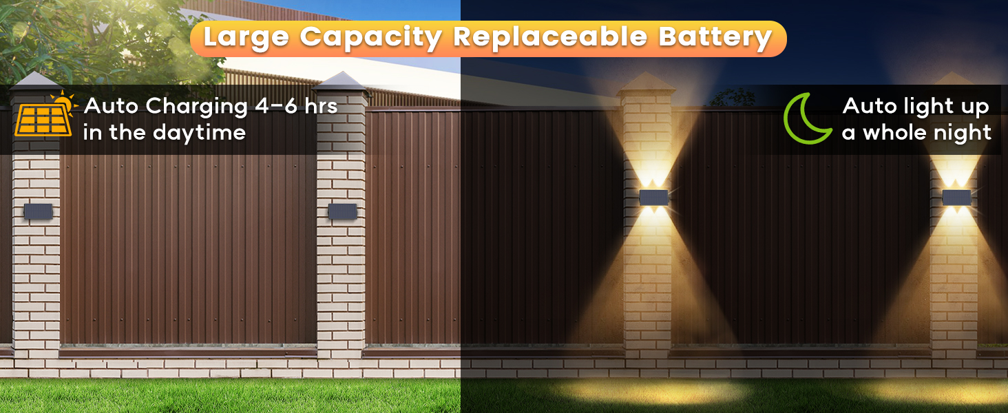 Solar Fence Lights (3)
