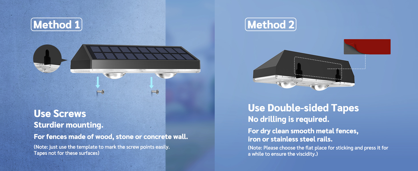 Solar Fence Lights Outdoor (10)