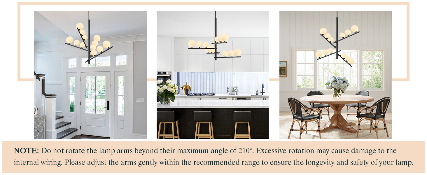 Modern Black Chandelier (5)