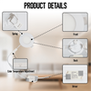 5W 3CCT Recessed LED Panel Light with CCT Switch | &Oslash;85mm