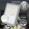 30W Led Floodlight Outdoor 3000LM Safety Lamp Waterproof IP65 Security Light Work Lighting 3CCT(3000K-4000K-6500K) Led Flood Light Outside for Garage, Garden, Backyard