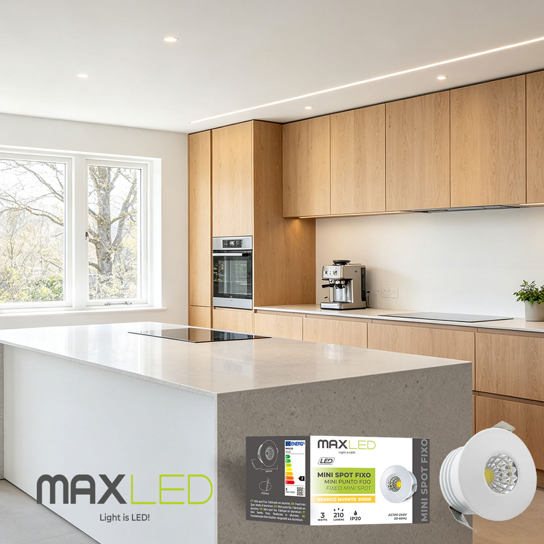 Maxled,Light is Led! Einbau Led Spot IP20 Spritzwassergesch&uuml;tzt F&uuml;r Badezimmer Und Feuchtr&auml;ume