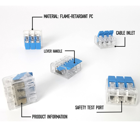 Electrical Terminal Clamp 3-Pole 413 China Wholesale Product