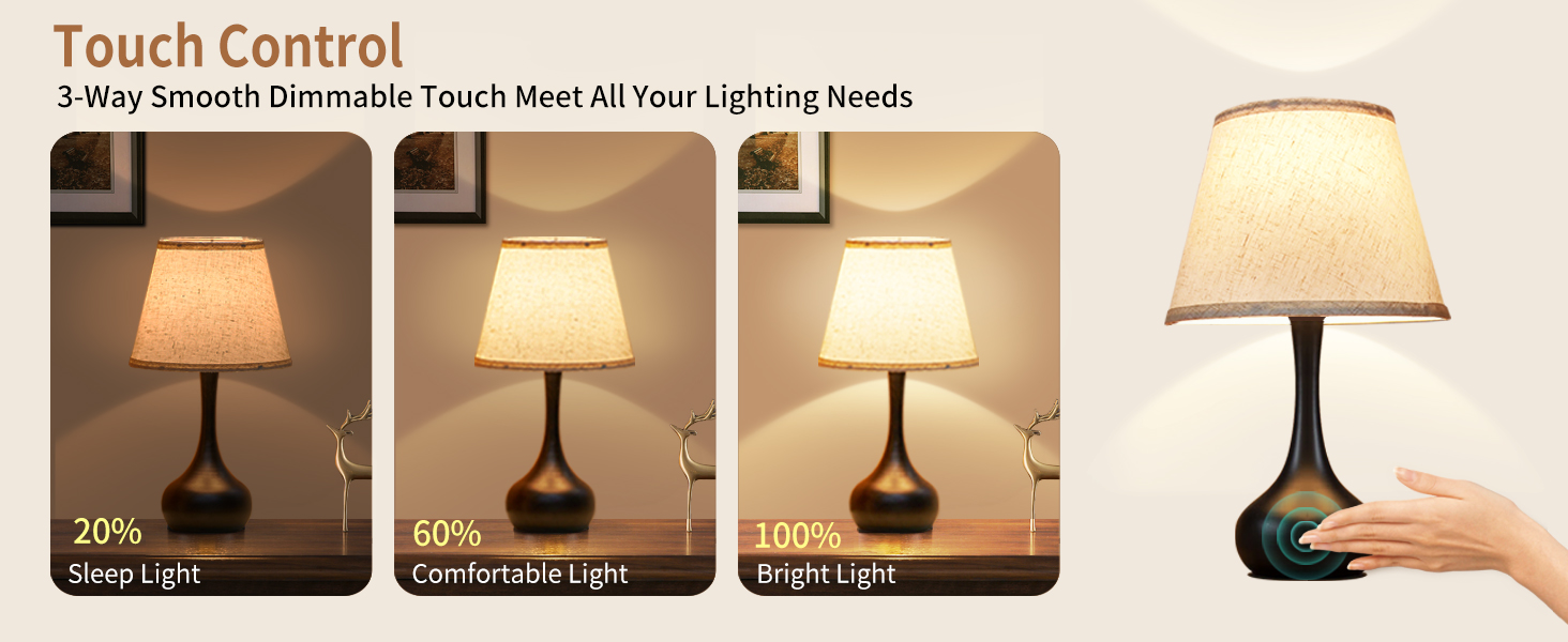 Touch Table Lamp for Bedroom (2)