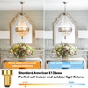 Dimmable E12 Candelabra LED Light Bulbs Equivalent, Chandelier Light Bulbs, Flame Tip Candle Light Bulbs