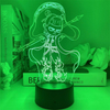 Nezha2 Bedroom Colorful Night Light Creative 3D Cute Nezha Movie Magic Kids Fucking Sea Bedside Night Light