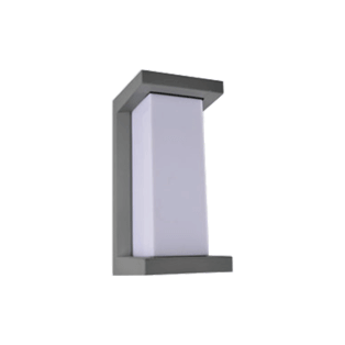 125*125*260MM Sand Grey LED Indoor Wall Light 10W 4000K