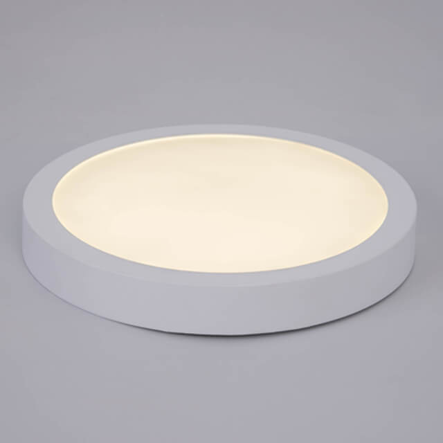 225*225 Surface Mount Panel Light 18W Round With White Trim Thin Ceiling Light Round Panel Light Led Et Interior China Wholesale