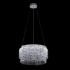500Mm32+32W Two-Colour Light Source Stainless Steel + Crystal Square Beads Hanging Lamp Lighting Led Decorative Chandelier Interior Ceilings