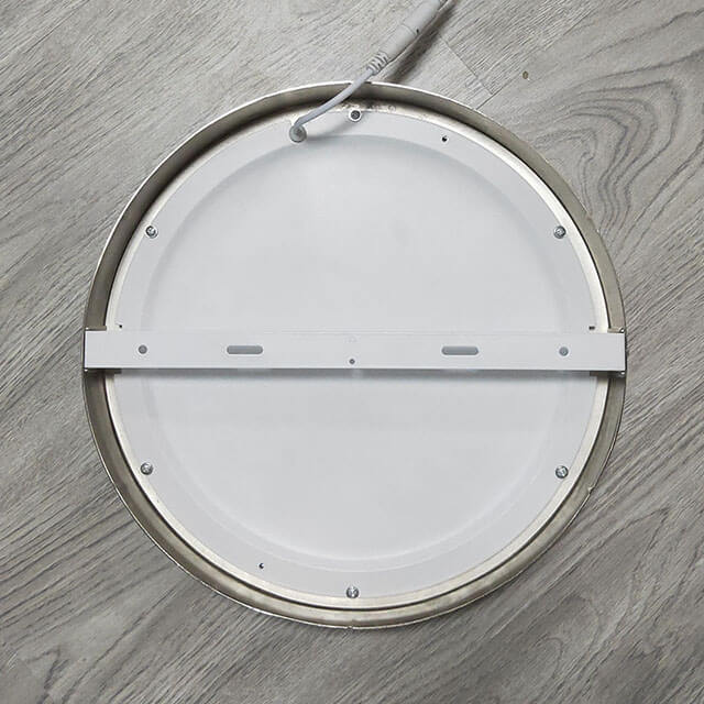 300*300 Exposed Panel Light 24W Round Sweep Nickel Led Recessed Slim Ceiling Round Led Panel Light Interior China Wholesale