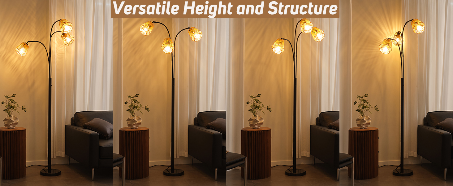 Rattan Floor Lamp for Living Room (3)
