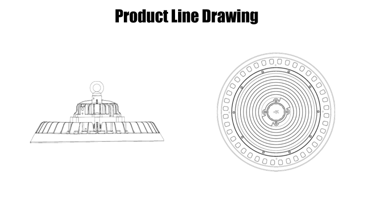 5. Product line drawing LED commercial miners lamp 150W 200W outdoor best-selling miners lamp 5000K IP65 waterproof lighting