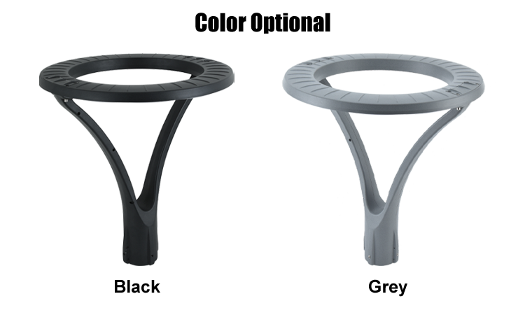 2. Black-gray LED garden lights made in China 60W wholesale modern lighting 4000K IP65 waterproof and dustproof 220-240V