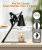 Candle Warmer Lamp with Timer, 4 Levels Dimmable Candle Lamp Warmer for Jar Candles, Modern Candle Warmer Lamp for Bedroom Home Decor, as Birthday