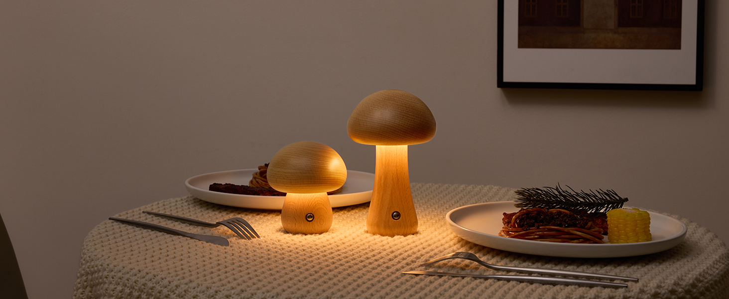 Wood Mushroom Lamp (8)