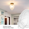 Flush Mount Ceiling Light, Black Hallway Lights Fixture Ceiling with Clear Glass, Vintage Ceiling Light Fixtures Flush Mount Globe Light, Light Fixture for Small Hallway Porch Corridor Bedroom