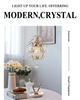 Small Crystal Chandelier, Mini Elegant Crystal Chandelier Light Fixture, 1-Light Pendant Light Fixture, Adjustable Hanging Lighting for Entryway, Bedroom, Girls Room, Kitchen Island