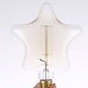 LED Vintage Star Shaped Light Bulb, Amber Glow, Five-Pointed Modern Tungsten Lamp 4W E27 Decorative Light Bulbs Vintage LED Edison Bulb 