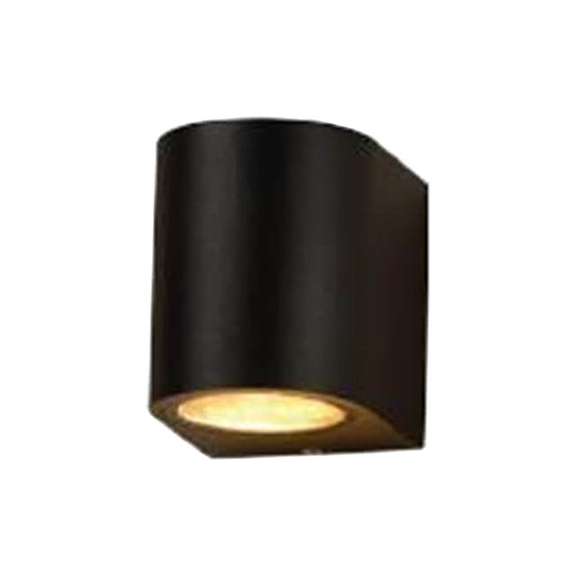 GU10 lamp head Modern outdoor wall light H80mm black street light 35W Made in China
