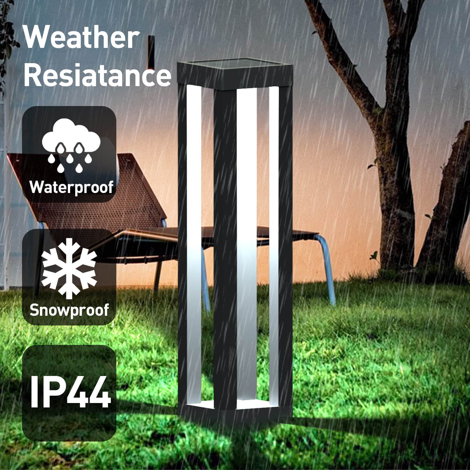 Outdoor Solar Floor Lamps, Lantern Floor Lamp, Outdoor Decor Lanterns for Garden Patio Porch Deck Pool Pathway Driveway