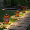 Solar Lanterns Outdoor Hanging Waterproof,Rattan Solar Lights for Outdoor Solar Table Lamps Decoration for Garden,Yard,Patio,Porch,Trees,Lawn,Pathway 
