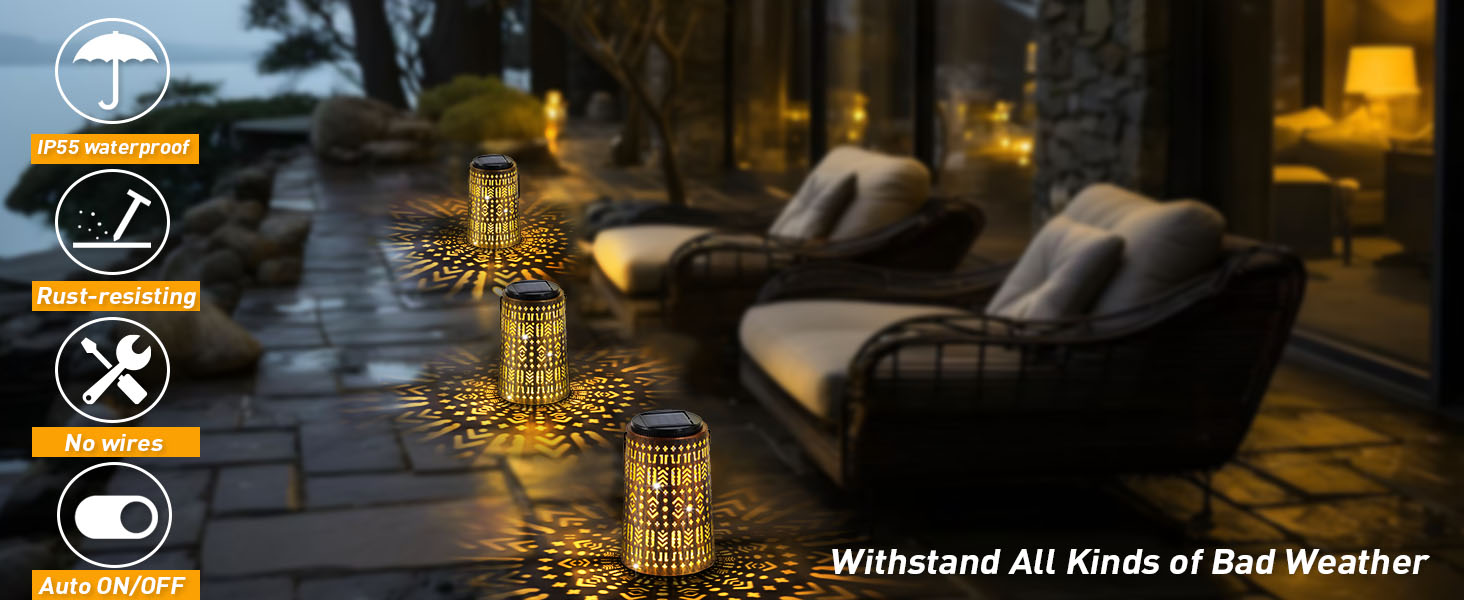 Solar Lanterns Outdoor Waterproof (1)