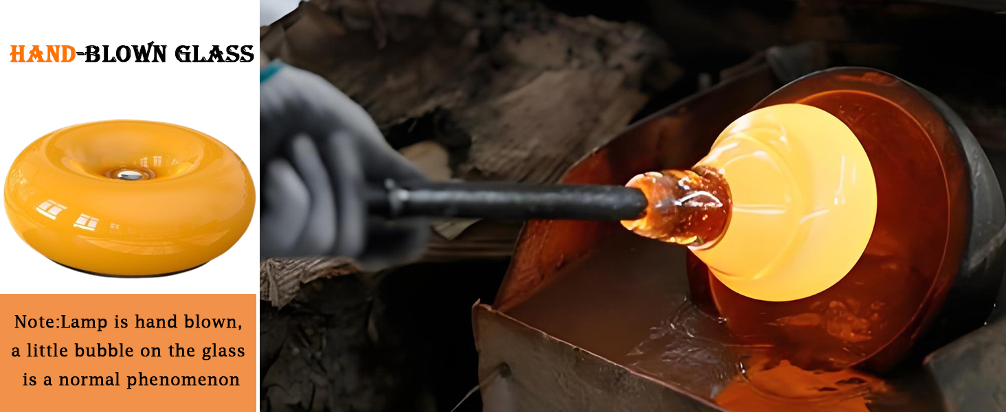 Modern Orange Donut Lamp (8)