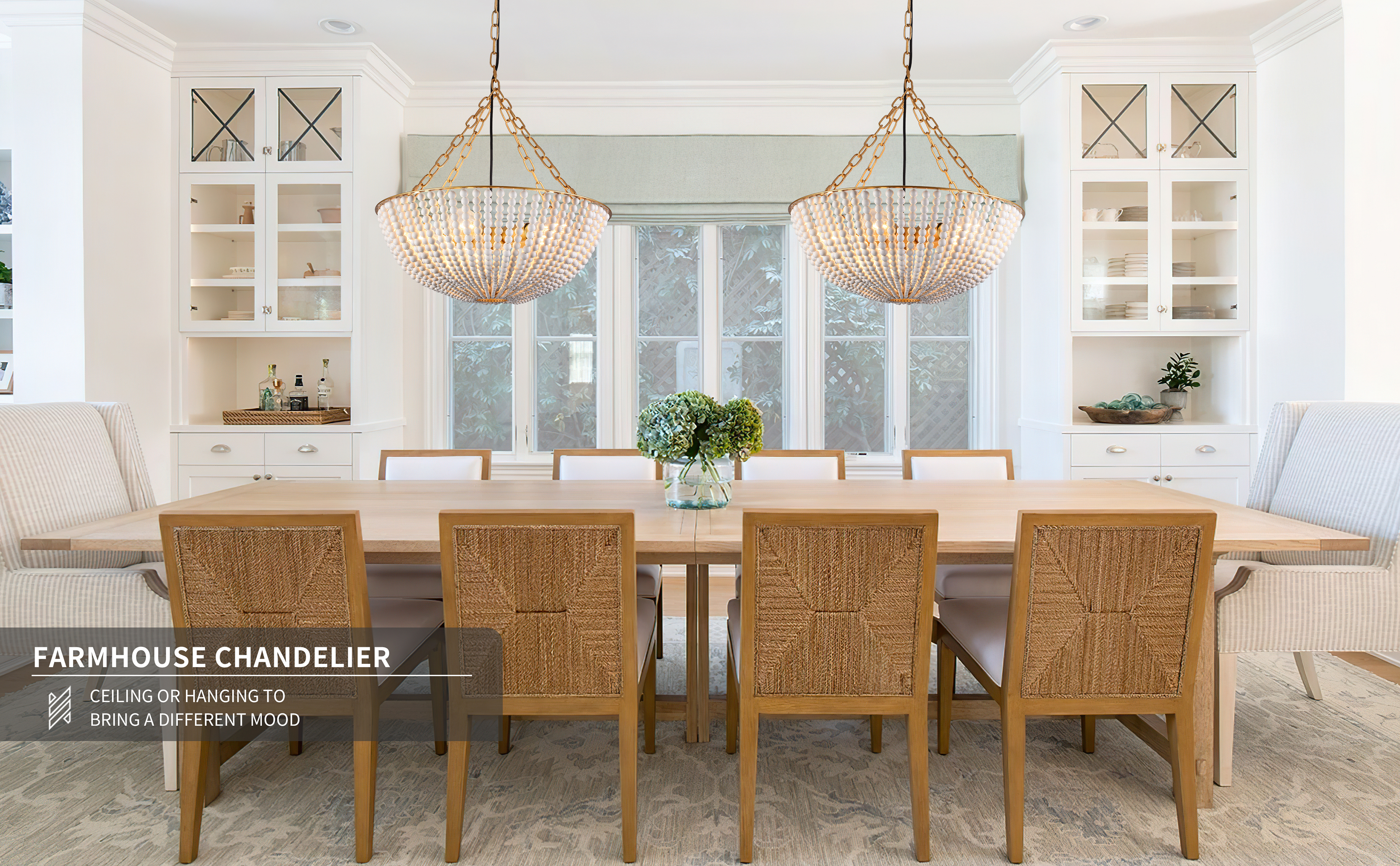 Bohemia Wood Beaded Chandelier (8)
