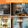 E14 LED Bulbs, Chandelier Light Bulbs 40 Watt Equivalent, Flame Tip Candelabra Light Bulbs 4W, Amber Glass,2500K Warm White, 430LM 35*118MM 