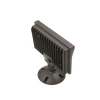 LED black floodlight with base, 5-year warranty, DOB photoelectric sensor