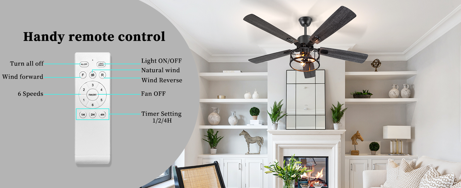 52 Inch Farmhouse Ceiling Fan with Lights and Remote (18)