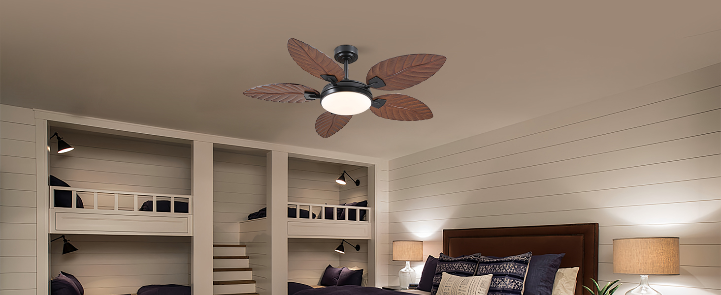 Tropical Ceiling Fans with Lights and Remote (21)