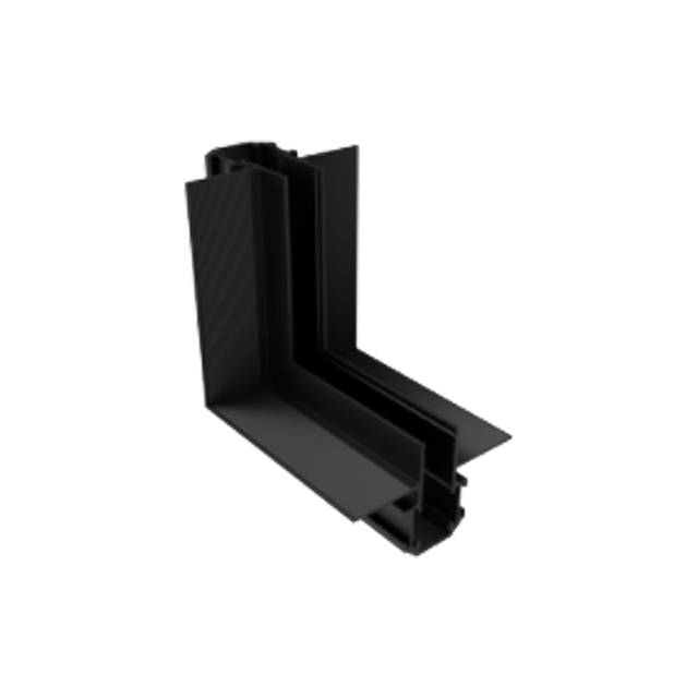 SR Modern magnetic track lighting accessories black and white track bar internal corner