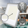 100W Led Floodlight Outdoor 10000LM Safety Lamp Waterproof IP65 Security Light Work Lighting 3CCT(3000K-4000K-6500K) Led Flood Light Outside for Garage, Garden, Backyard