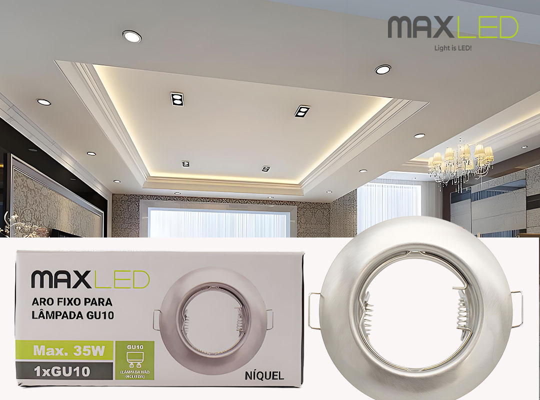 Maxled, Light Is Led! Einbaustrahler Rahmen – Hochwertig & Vielseitig Einsetzbar