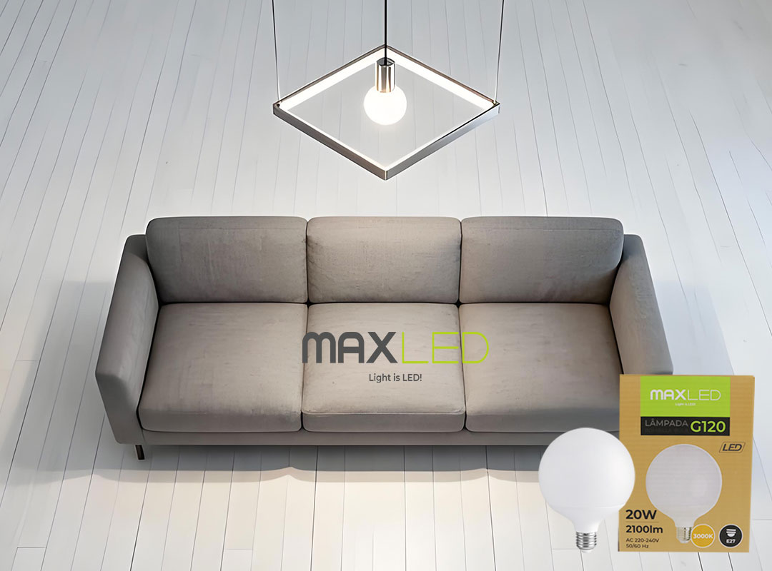 Globe LED Lampe E27 G120: Warmes Licht für Ihr Zuhause