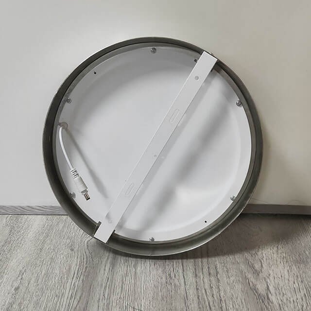 12 Watt Satin Nickel Round Ceiling 6.7in LED Panel Light