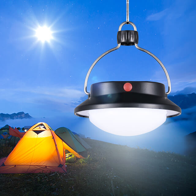 Outdoor Led Solar Camping Light With White Light And Warm Light 2 Models