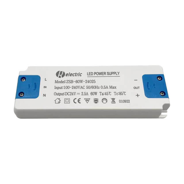 160*58*18Mm 60W 185-240V Ip20 Made In China Led Strip Light Power Supply For Lamps