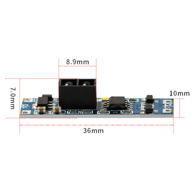 36*10*1.0Mm 3A Max Dc5V/12V/24V Warm White Led Light Sensor Sensors For Lamps