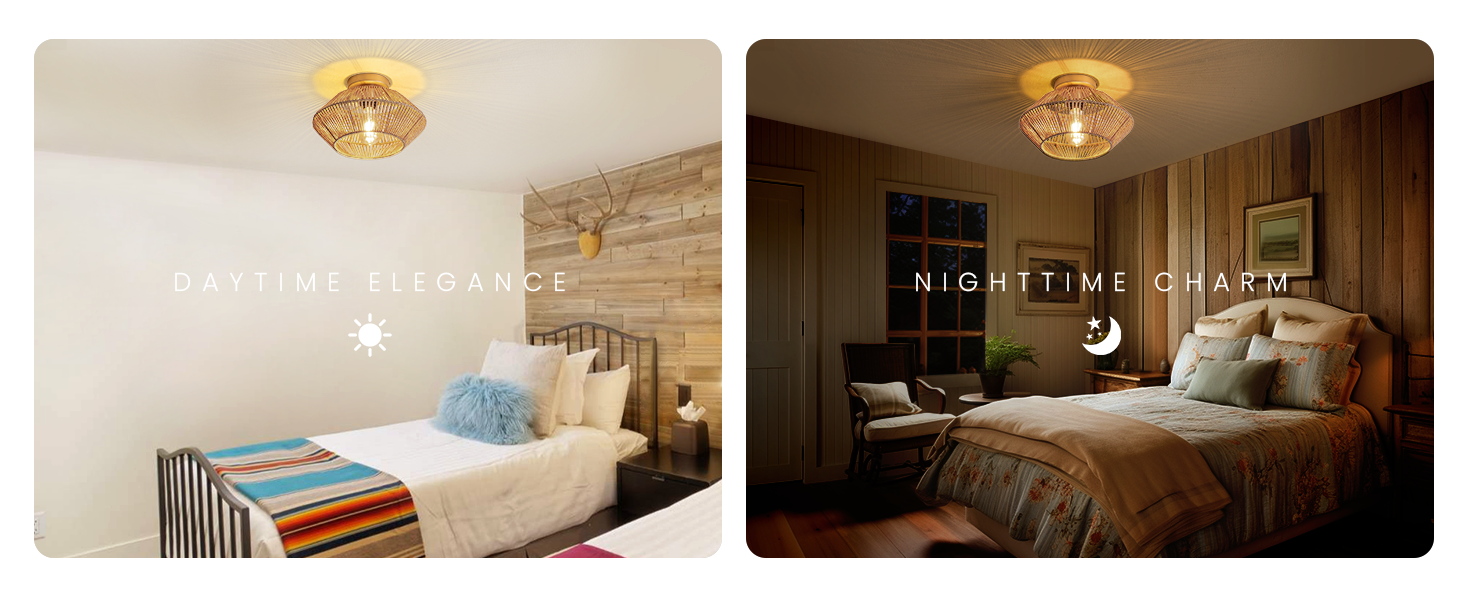 Rattan Ceiling Light (3)