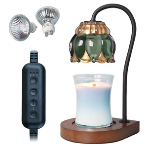  Candle Warmer Lamp - Electric Candle Lamps Timer Adjustable Height, Compatible with All Jar Candles, Gift for Mom, Dimmable Candle Warmer, Candle Holders for Home Decor