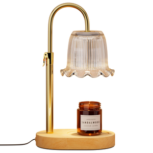 Candle Warmer Lamp with Timer, Candle Lamp Warmer 4 Level Dimmable, Mothers Day Gift and House Warming Gift New Home Bedroom Decor Adjustable Candle Warmer Lamp for Jar Candles for Bedroom 