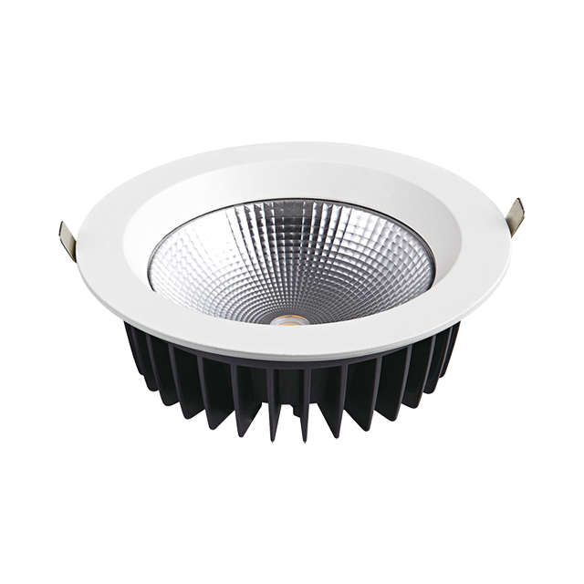40W Made in China LED recessed downlight 3000K 4000K 6000K switchable black and white optional