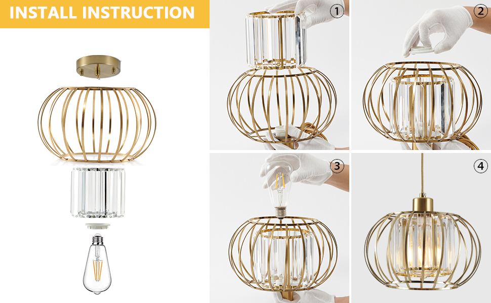 Pendant Light Fixtures (6)
