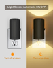 Night Lights Plug into Wall, LED Plug in Night Light, Dusk to Dawn Light Sensor, 0-100LM Adjustable Brightness Wall Light, Dimmable Night Lights for Hallway Bedroom Stairway