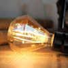 LED Vintage Diamond Shaped Light Bulb, Glass Nostalgic Amber Glow, 4W Tungsten Lamp, Warm Light 2200K LED Edison Light Bulbs for Living Room,Bedroom,Lamps,Night Light